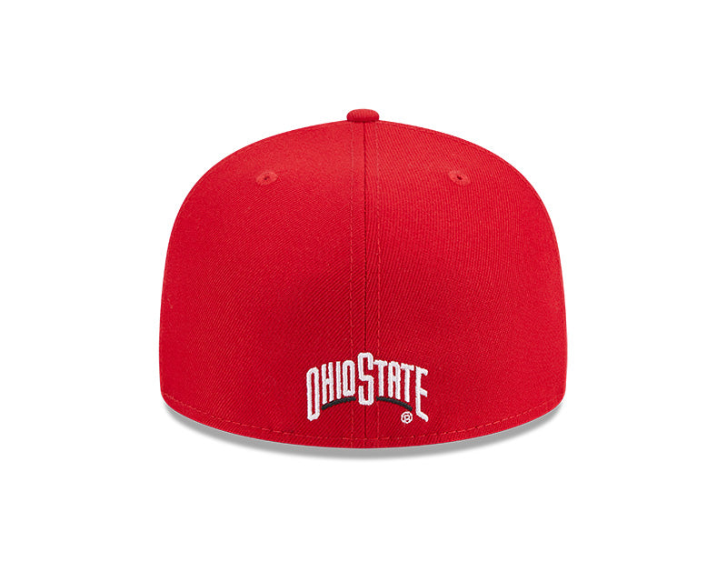Ohio State Buckeyes New Era NCAA SIDE HIT 59Fifty Fitted Hat - Red
