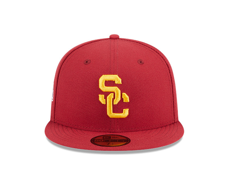 USC Trojans New Era NCAA SIDE HIT 59Fifty Fitted Hat - Cardinal