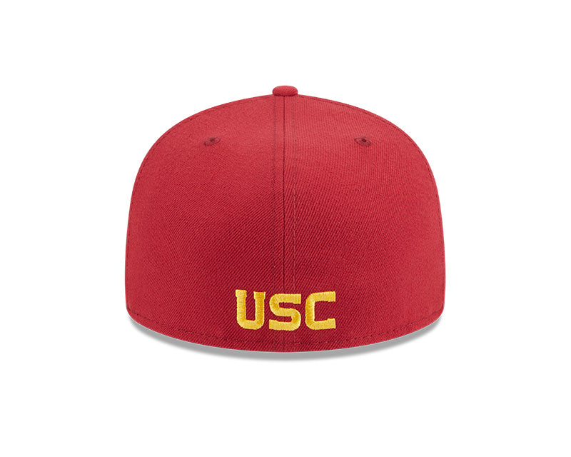 USC Trojans New Era NCAA SIDE HIT 59Fifty Fitted Hat - Cardinal