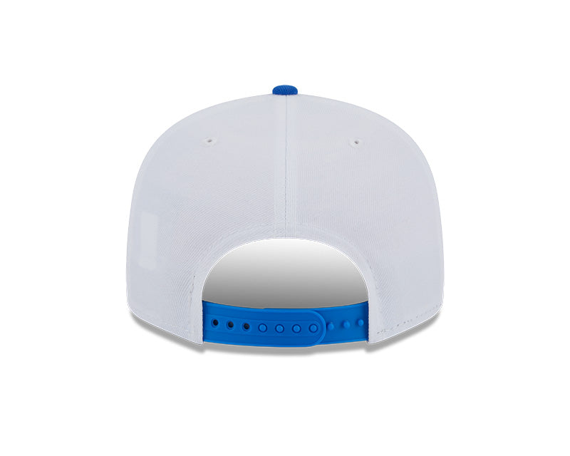 Dallas Mavericks NBA New Era CREST 9Fifty Snapback Hat - White/Royal