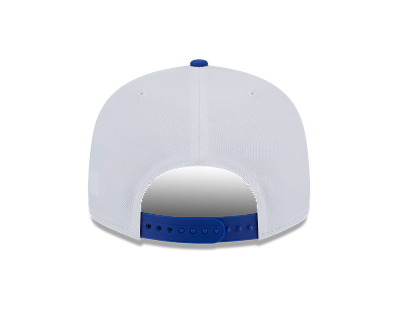 New York Knicks NBA New Era CREST 9Fifty Snapback Hat - White/Royal