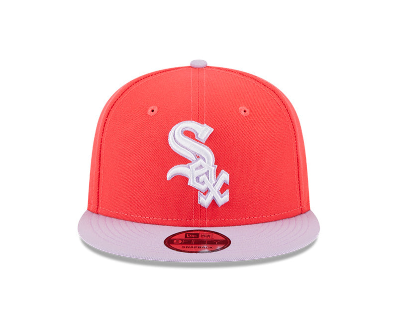 Chicago White Sox New Era SEASONS CHANGE 9Fifty Snapback Hat -Lava Red/Lavender