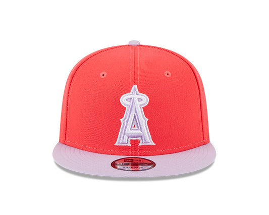 Los Angeles Angels New Era SEASONS CHANGE 9Fifty Snapback Hat -Lava Red/Lavender