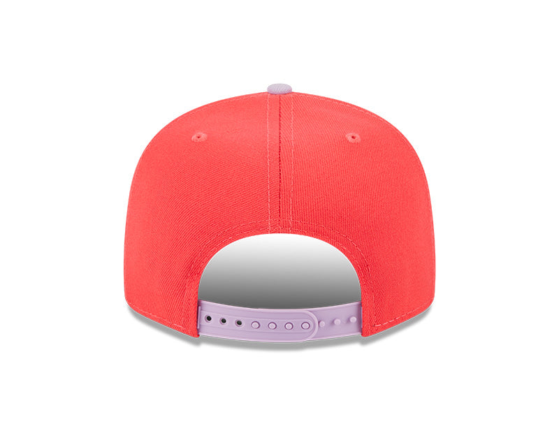 Los Angeles Angels New Era SEASONS CHANGE 9Fifty Snapback Hat -Lava Red/Lavender