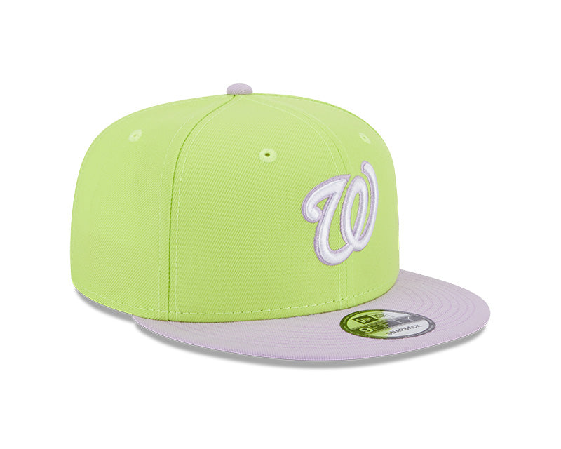 Washington Nationals New Era SEASONS CHANGE 9Fifty Snapback Hat - Cyber/Lavender