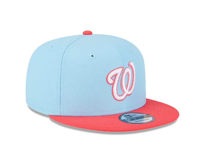 Washington Nationals New Era SEASONS CHANGE 9Fifty Snapback Hat - Sky/Lava Red