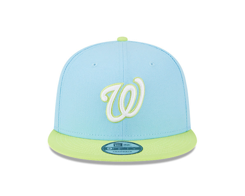 Washington Nationals New Era SEASONS CHANGE 9Fifty Snapback Hat - Sky/Cyber