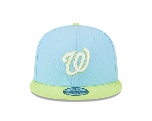 Washington Nationals New Era SEASONS CHANGE 9Fifty Snapback Hat - Sky/Cyber