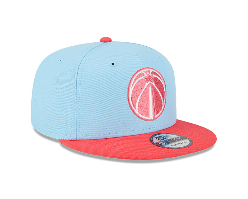 Washington Wizards New Era SEASONS CHANGE 9Fifty Snapback Hat - Sky/Lava Red