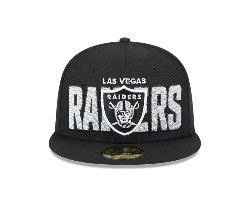 Las Vegas Raiders New Era 2023 NFL Draft On-Stage 59FIFTY Fitted Hat - Black