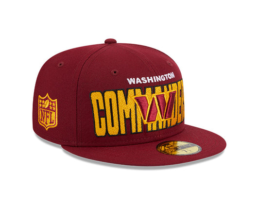 Washington Commanders New Era 2023 NFL Draft On-Stage 59FIFTY Fitted Hat - Burgundy