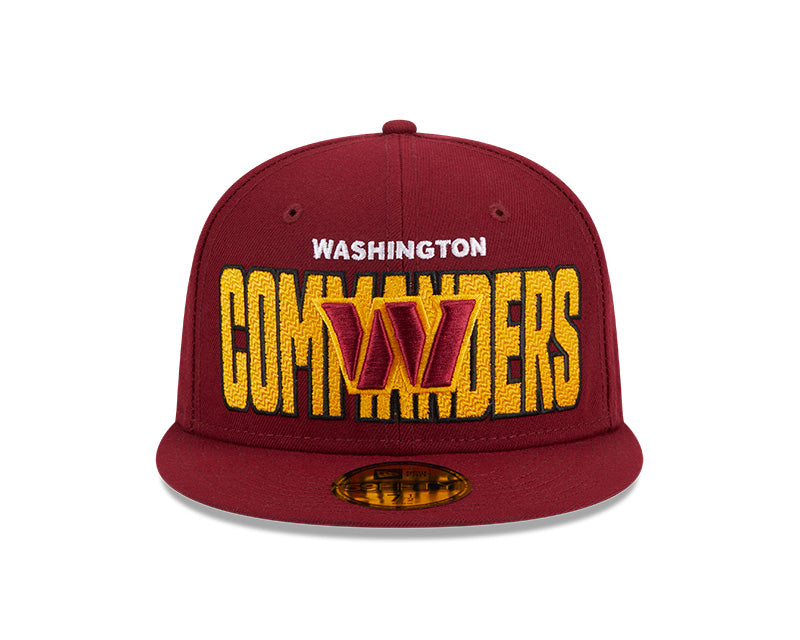 Washington Commanders New Era 2023 NFL Draft On-Stage 59FIFTY Fitted Hat - Burgundy