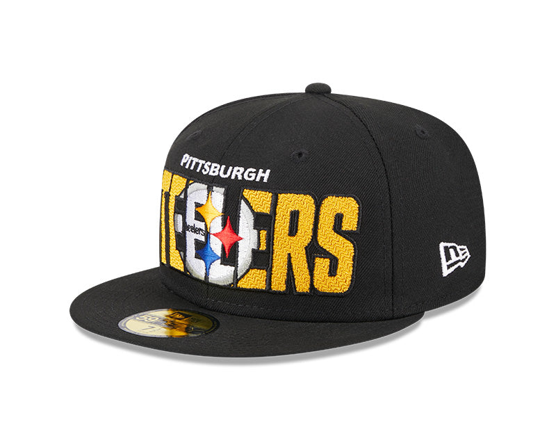 Pittsburgh Steelers New Era 2023 NFL Draft On-Stage 59FIFTY Fitted Hat - Black