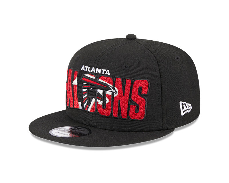 Atlanta Falcons New Era 2023 NFL Draft 9FIFTY Snapback Adjustable Hat - Black