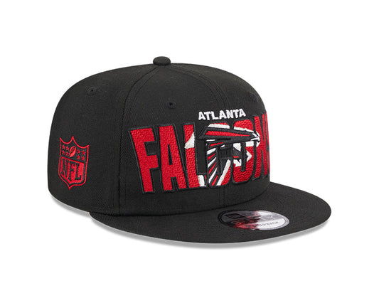 Atlanta Falcons New Era 2023 NFL Draft 9FIFTY Snapback Adjustable Hat - Black