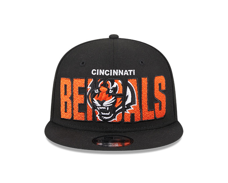 Cincinnati Bengals New Era 2023 NFL Draft 9FIFTY Snapback Adjustable Hat - Black