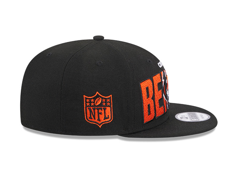 Cincinnati Bengals New Era 2023 NFL Draft 9FIFTY Snapback Adjustable Hat - Black