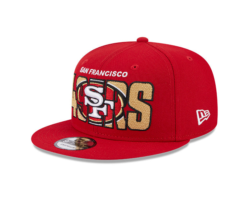 San Francisco 49ers New Era 2023 NFL Draft 9FIFTY Snapback Adjustable Hat - Scarlet
