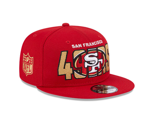 San Francisco 49ers New Era 2023 NFL Draft 9FIFTY Snapback Adjustable Hat - Scarlet