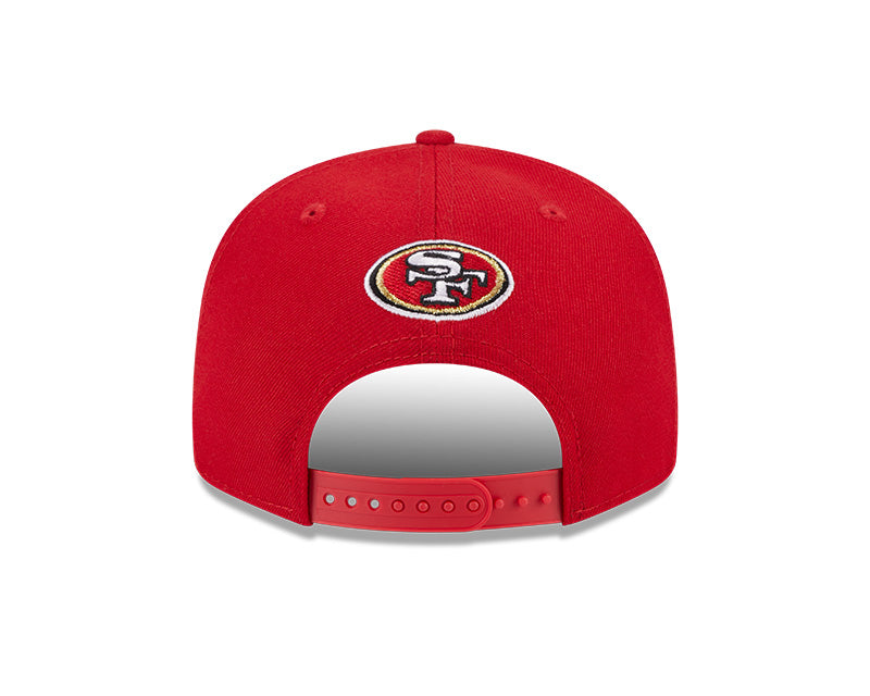 San Francisco 49ers New Era 2023 NFL Draft 9FIFTY Snapback Adjustable Hat - Scarlet