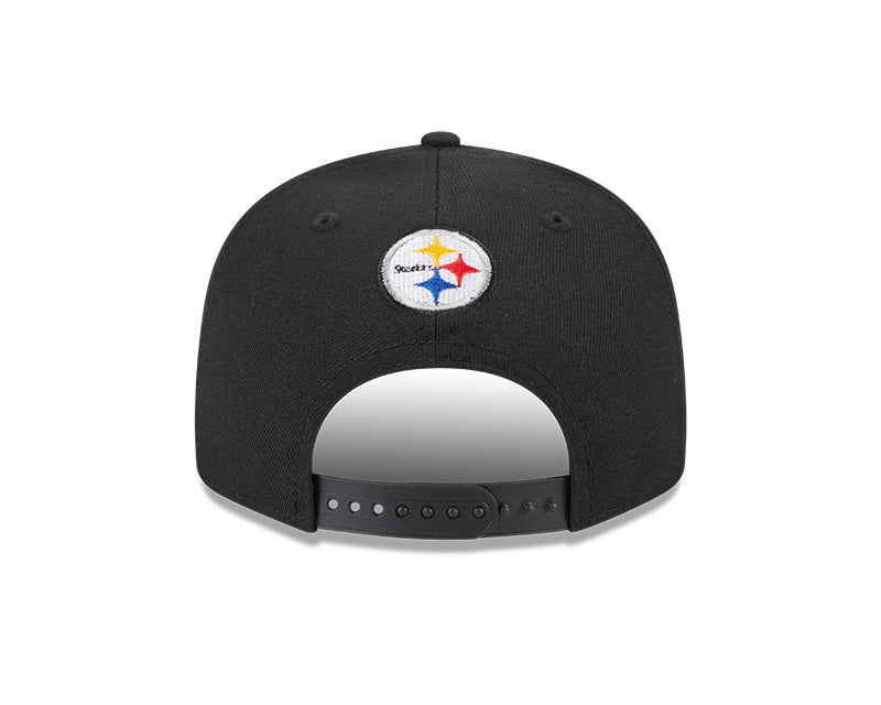 Pittsburgh Steelers New Era 2023 NFL Draft 9FIFTY Snapback Adjustable Hat - Black