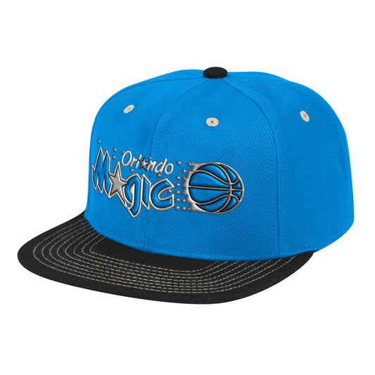 Orlando Magic Mitchell & Ness CONTRAST STITCH Snapback NBA Hat- Royal/Black