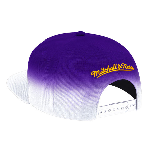 Los Angeles Lakers Mitchell & Ness FADE AWAY Snapback NBA Hat- Purple