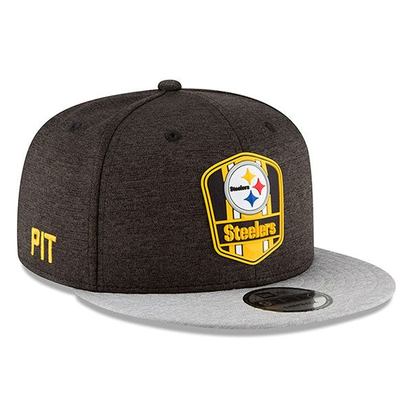 Pittsburgh Steelers New Era 2018 NFL Sideline Road Official 9Fifty Snapback Hat