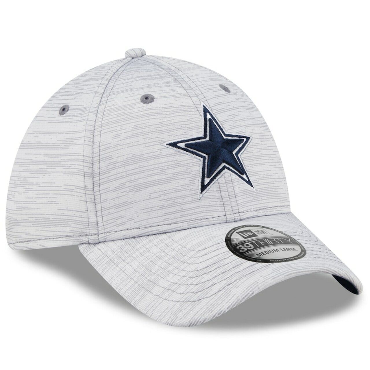 Dallas Cowboys New Era 2022 NFL Training Camp Official Coach 39THIRTY Flex Hat - Gray