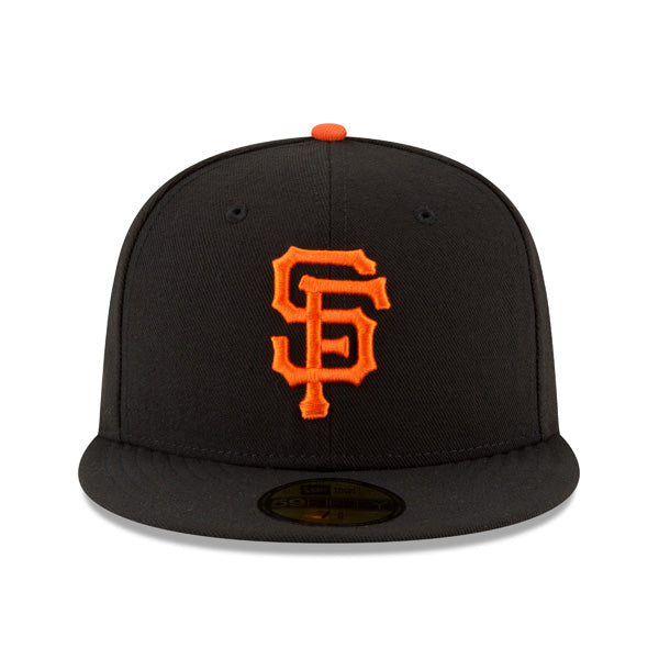 San Francisco Giants New Era Authentic Collection GAME On-Field 59Fifty Fitted MLB Hat - Black/Orange