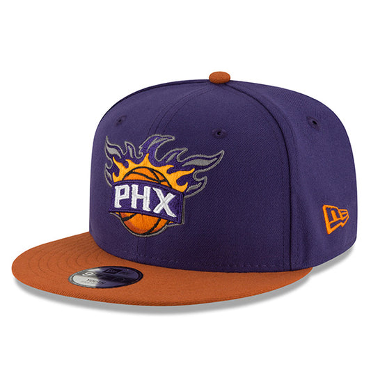 Phoenix Suns New Era YOUTH 9Fifty Snapback Adjustable NBA Hat - Purple/Orange