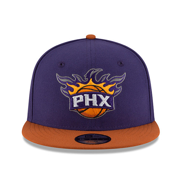 Phoenix Suns New Era YOUTH 9Fifty Snapback Adjustable NBA Hat - Purple/Orange