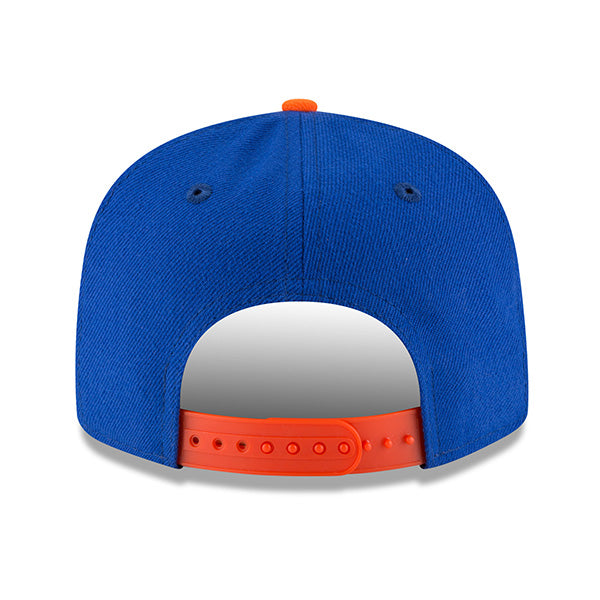 New York Knicks New Era YOUTH 9Fifty Snapback Adjustable NBA Hat - Royal/Orange