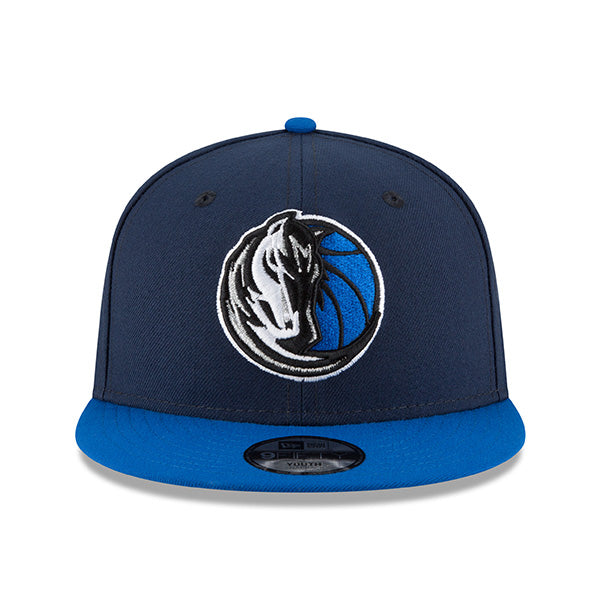 Dallas Mavericks New Era YOUTH 9Fifty Snapback Adjustable NBA Hat - Navy