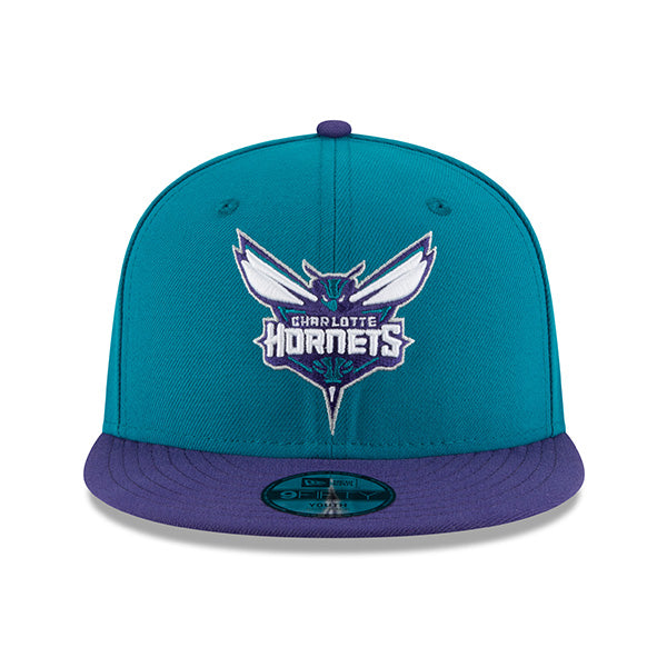 Charlotte Hornets New Era YOUTH 9Fifty Snapback Adjustable NBA Hat