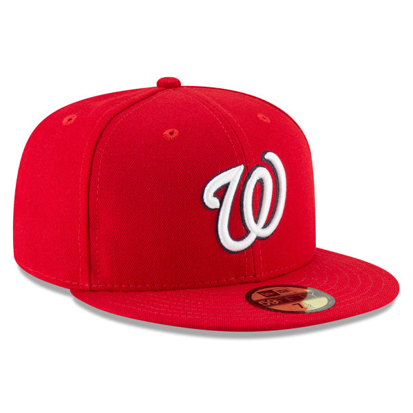 Washington Nationals New Era Authentic Collection Game On-Field Fitted 59Fifty MLB Hat - Red