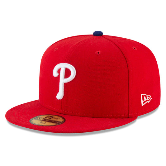 Philadelphia Phillies New Era Authentic Collection GAME On-Field 59Fifty Fitted MLB Hat - Red