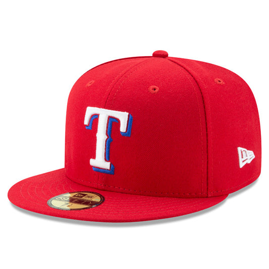 Texas Rangers New Era Authentic Collection ALTERNATE On-Field Fitted 59Fifty MLB Hat - Red