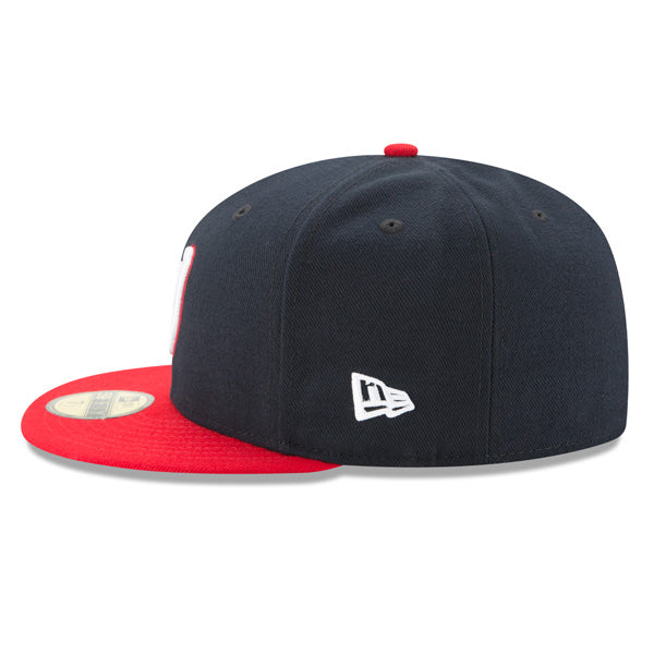 Washington Nationals New Era Authentic Collection ALTERNATE On Field 59FIFTY Fitted Hat - Navy/Red
