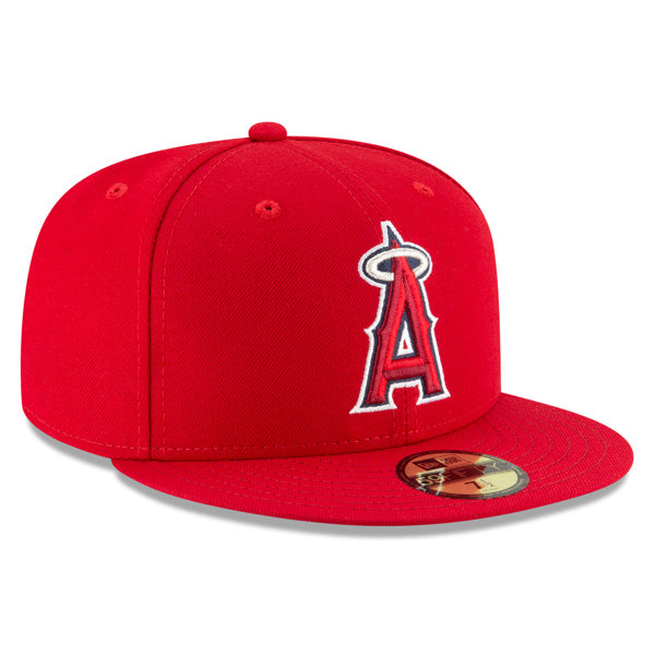 Los Angeles Angels New Era Authentic Collection GAME On-Field 59Fifty Fitted MLB Hat - Red