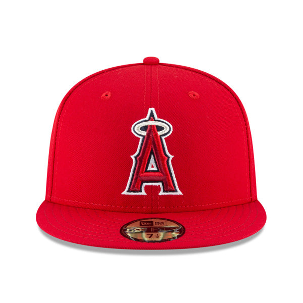 Los Angeles Angels New Era Authentic Collection GAME On-Field 59Fifty Fitted MLB Hat - Red