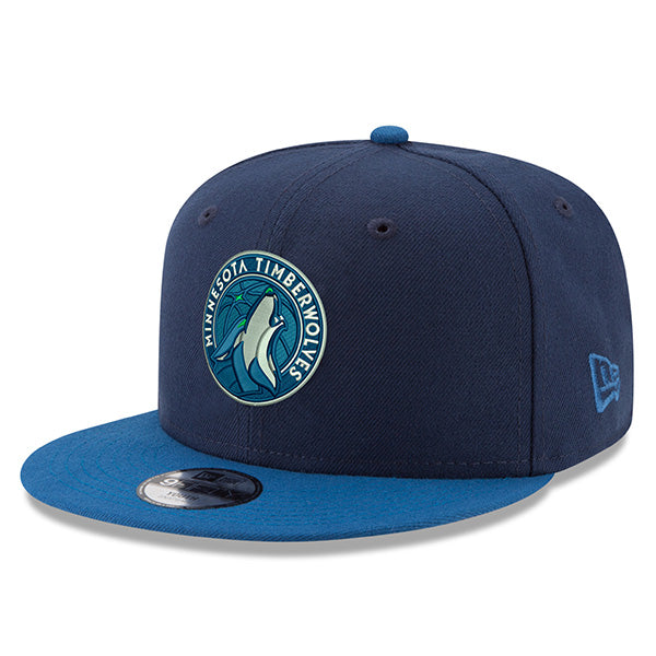 Minnesota Timberwolves New Era YOUTH 9Fifty Snapback Adjustable NBA Hat - Navy/Blue