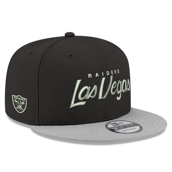 Las Vegas Raiders NFL New Era VEGAS SCRIPT 9Fifty Snapback Hat