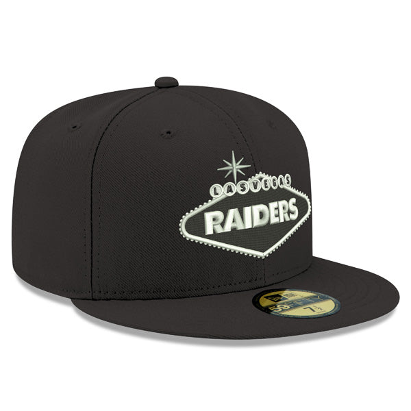 Las Vegas Raiders NFL New Era CASINO 59FIFTY Fitted Hat