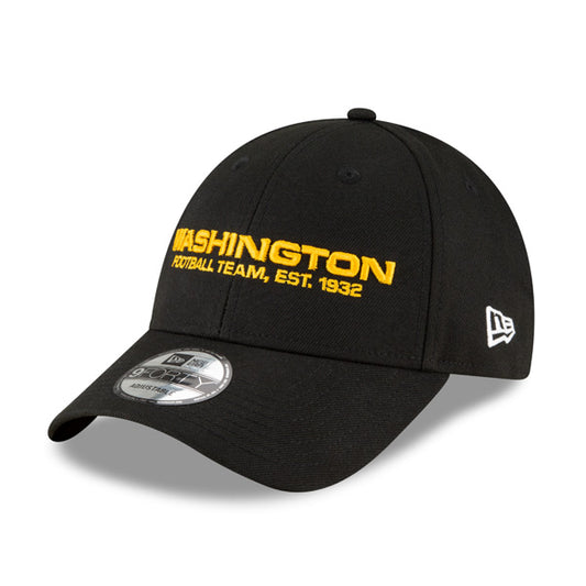 Washington Football Team New Era NFL On-Field 9Forty Strapback NFL Hat - Black