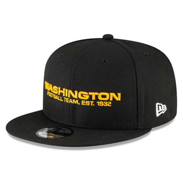 Washington Football Team New Era NFL On-Field 9Fifty Snapback NFL Hat - Black