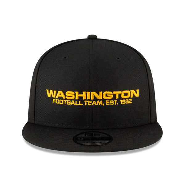 Washington Football Team New Era NFL On-Field 9Fifty Snapback NFL Hat - Black