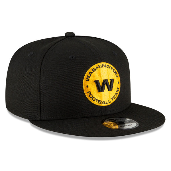 Washington Football Team New Era Primary Logo 9FIFTY Snapback Hat = Black/Yellow