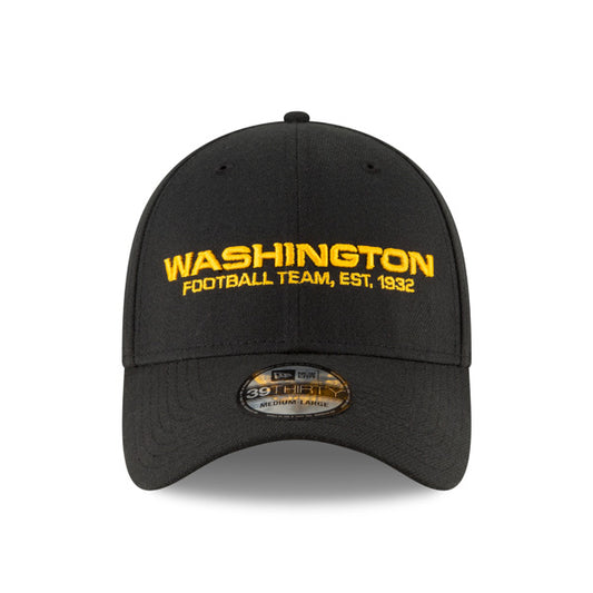 Washington Football Team New Era NFL On-Field 39Thirty Flex-Fit Hat - Black