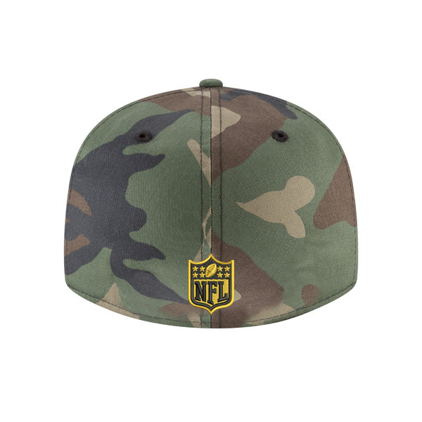 Washington Football Team New Era Secondary Logo 59Fifty Fitted Hat - Woodland Camo